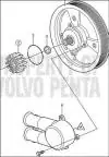 bomba agua volvo rotor=875811 14 715 31,7mm moderna