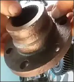 mp25 flange eixo saida