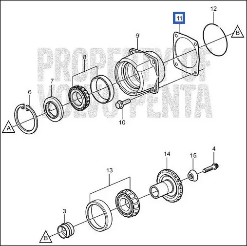 volvo sx cardan fig 23345 cardam parte2