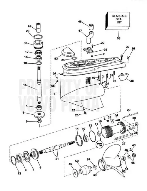 VOLVO SX COBRA LOWER 12310